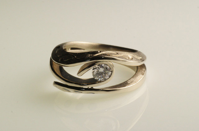 Anello Fidanzamento Vintage In Argento 925 Con Zirconia Cubica – Taglio Principessa 3ct Con Pietre Baguette – Placcato Rodio
